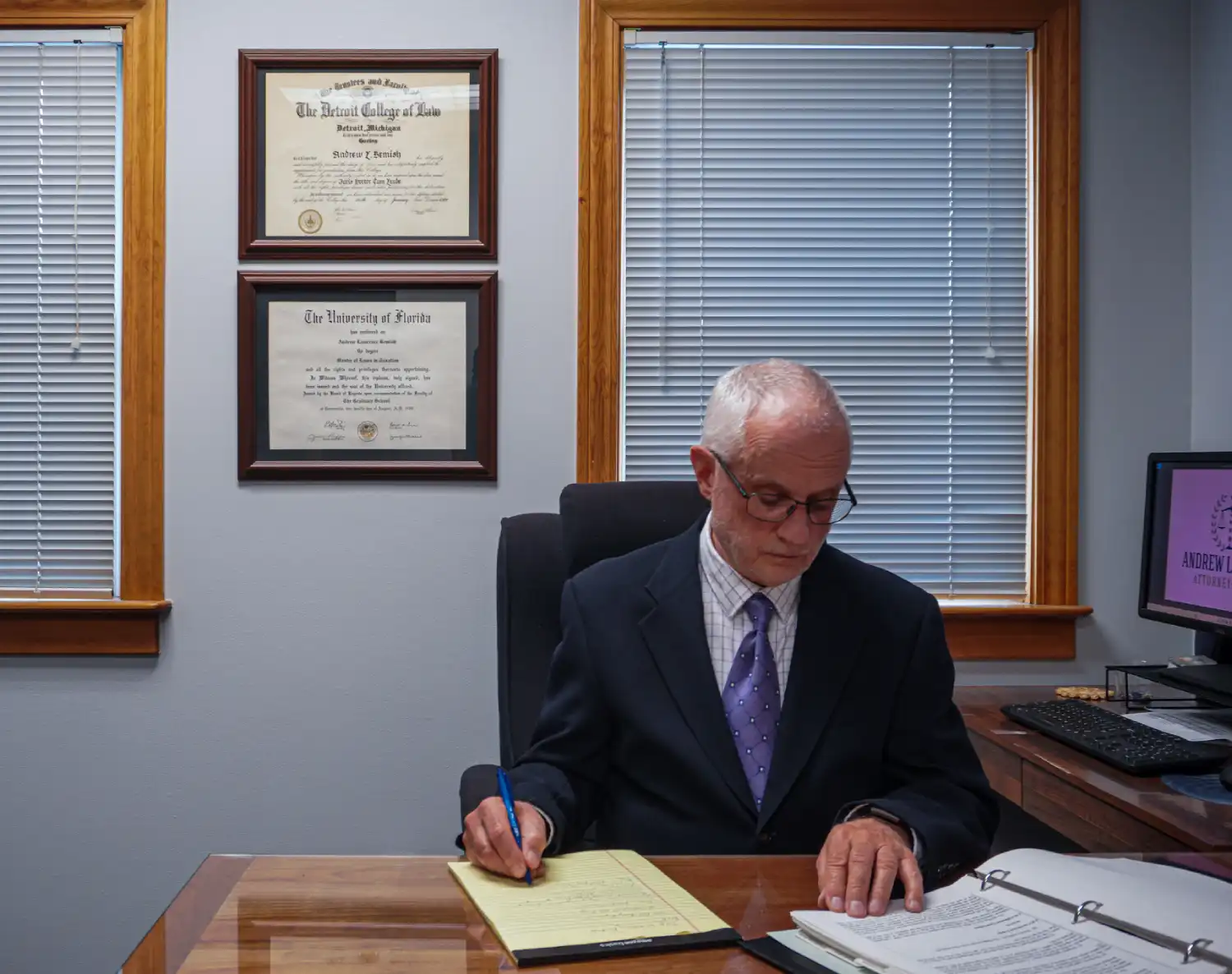 Andrew office work